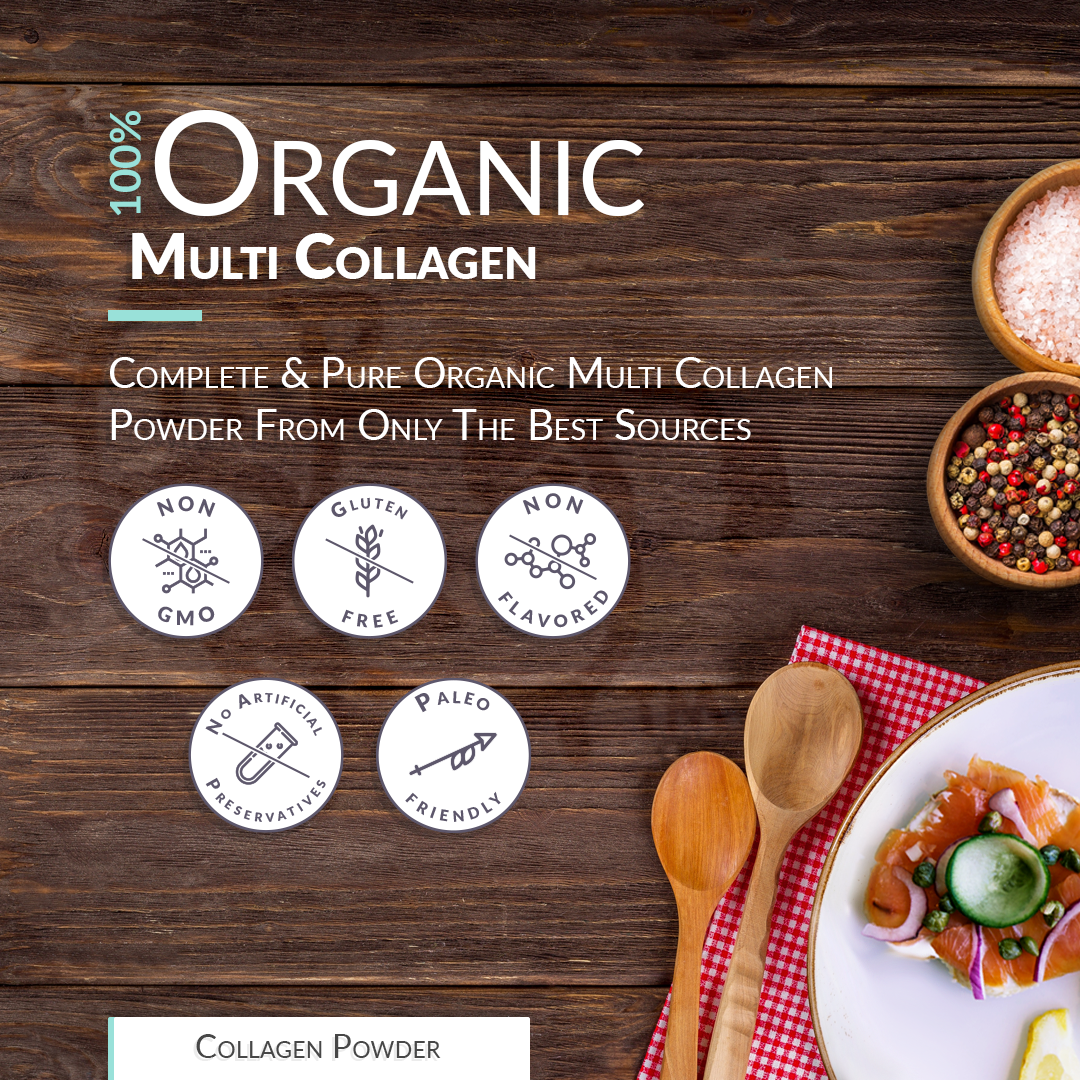 Organic Multi-Collagen Powder